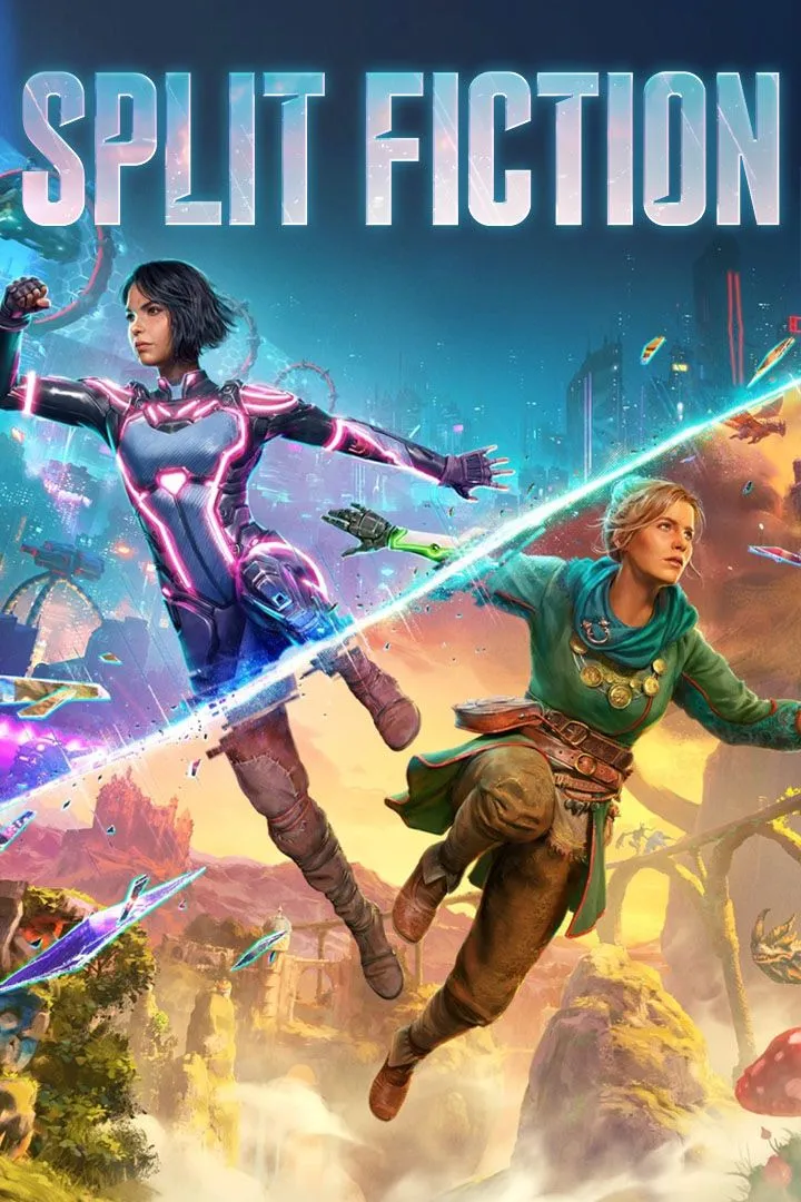 Ảnh bìa của game Split Fiction, một tựa game co-op mới hứa hẹn mang lại trải nghiệm chơi cùng bạn bè chân thực.
