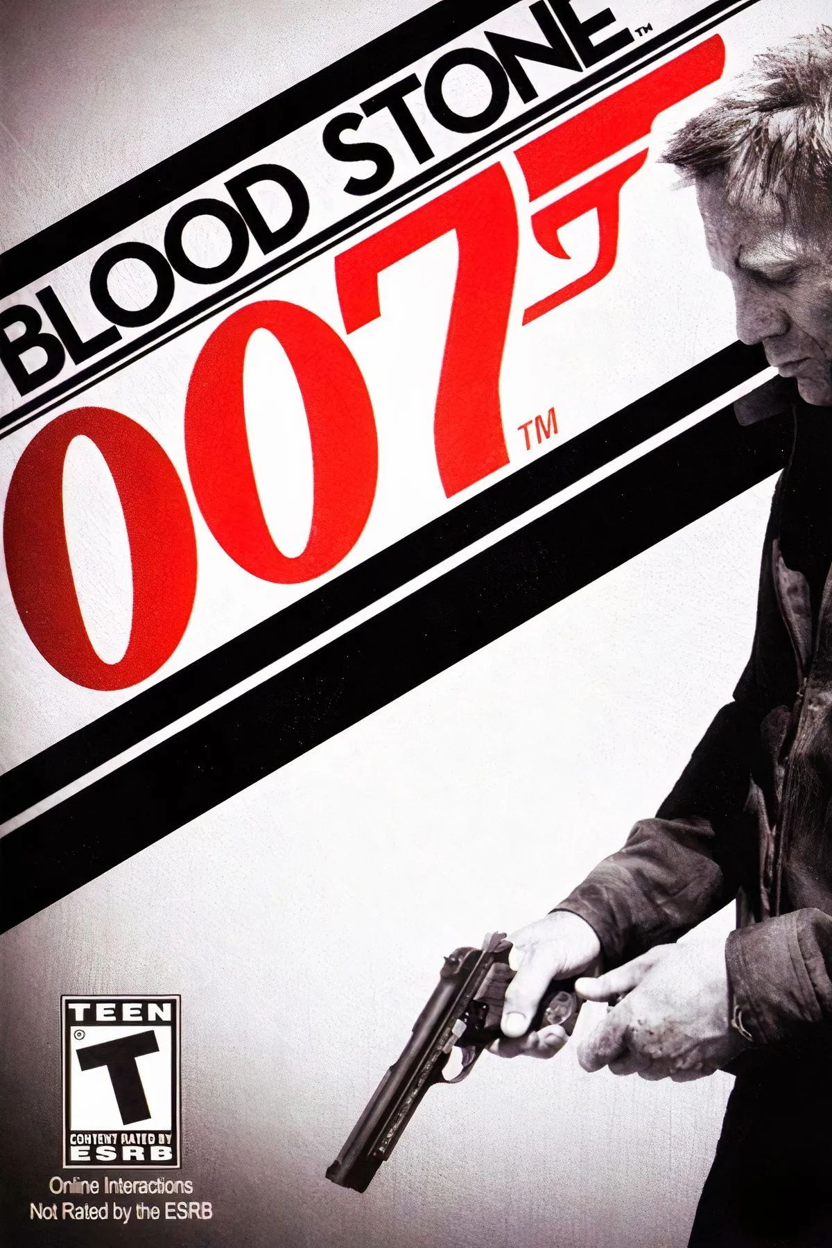 Ảnh chụp màn hình game James Bond 007: Blood Stone, thể hiện cảnh hành động, bắn súng góc nhìn thứ ba với Daniel Craig, nhấn mạnh lối chơi điệp viên.