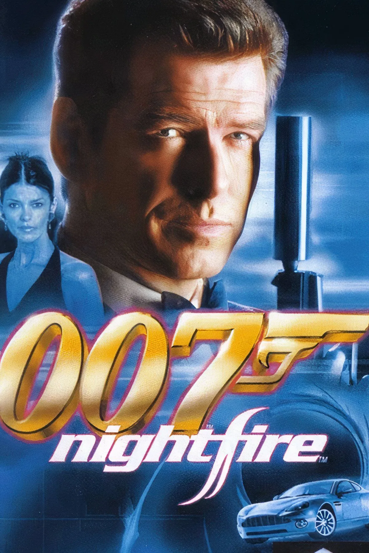 Ảnh chụp màn hình tổng hợp từ game James Bond 007: Nightfire, với các phân cảnh hành động đa dạng như lái xe, bắn súng và lặn, thể hiện tính điện ảnh.