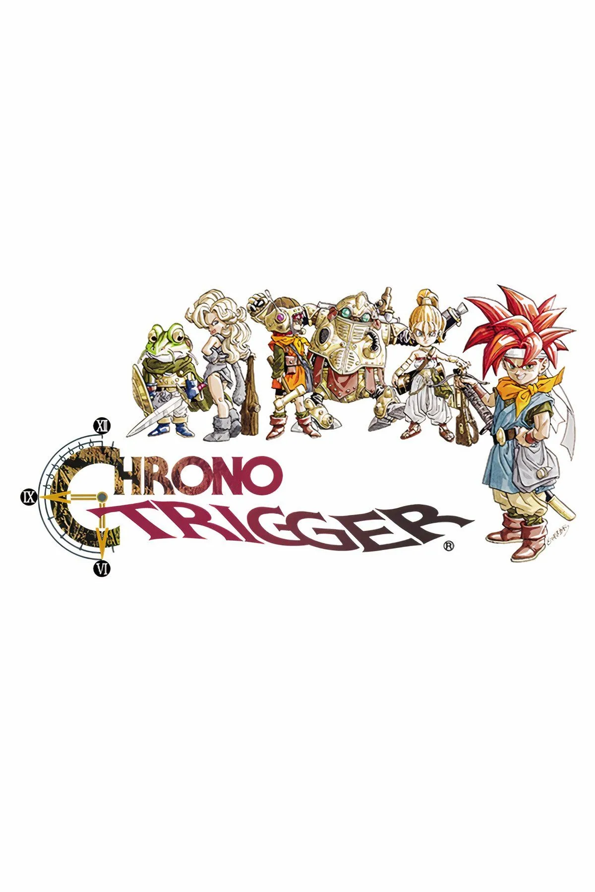 Ảnh collage các nhân vật chính trong game nhập vai Chrono Trigger