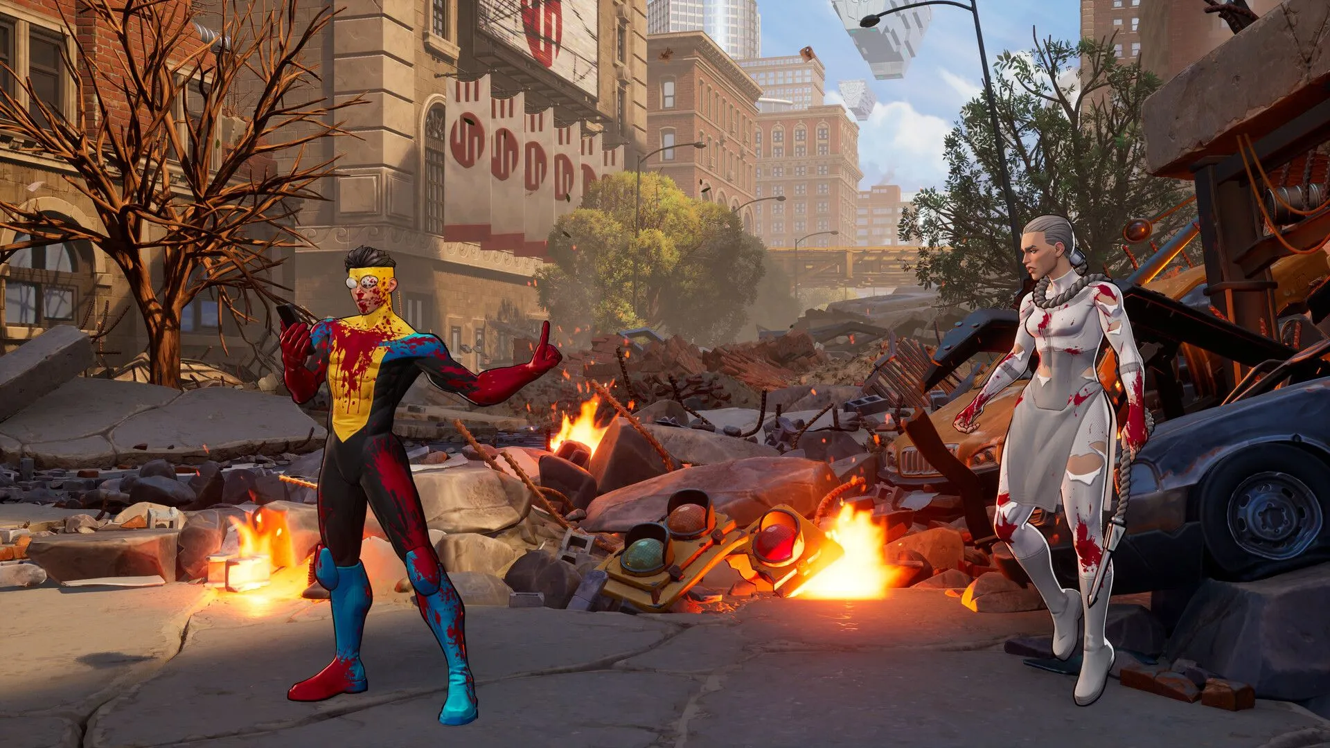 Ảnh gameplay của tựa game đối kháng Invincible VS sắp ra mắt
