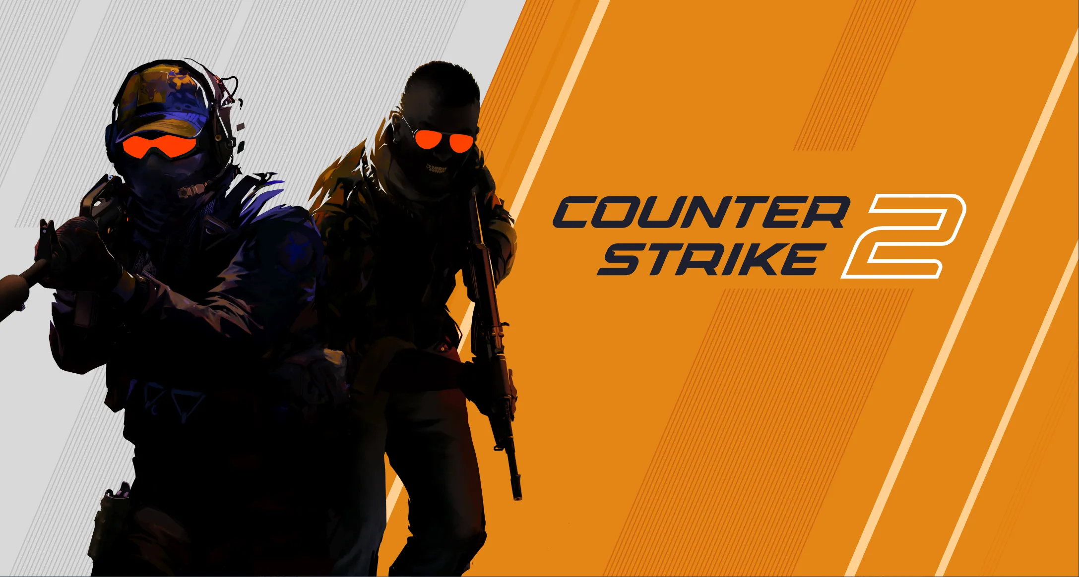 Ảnh tiêu đề Counter-Strike 2 với nhân vật CT và T, biểu tượng của dòng game eSports