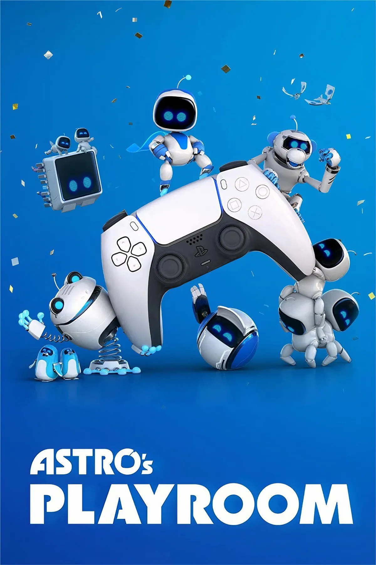 Astro's Playroom với nhân vật Astro chạy trong môi trường game