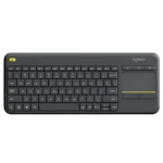 Bàn phím không dây Logitech K400 Plus với touchpad tích hợp, giải pháp tiện lợi để đánh thức PC từ xa