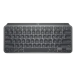 Bàn phím không dây Logitech MX Keys Mini với thiết kế nhỏ gọn màu trắng nhạt