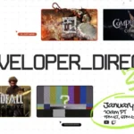 Banner quảng bá sự kiện Xbox Developer_Direct 2025 với hình ảnh các tựa game South of Midnight, DOOM: The Dark Ages và Clair Obscur: Expedition 33