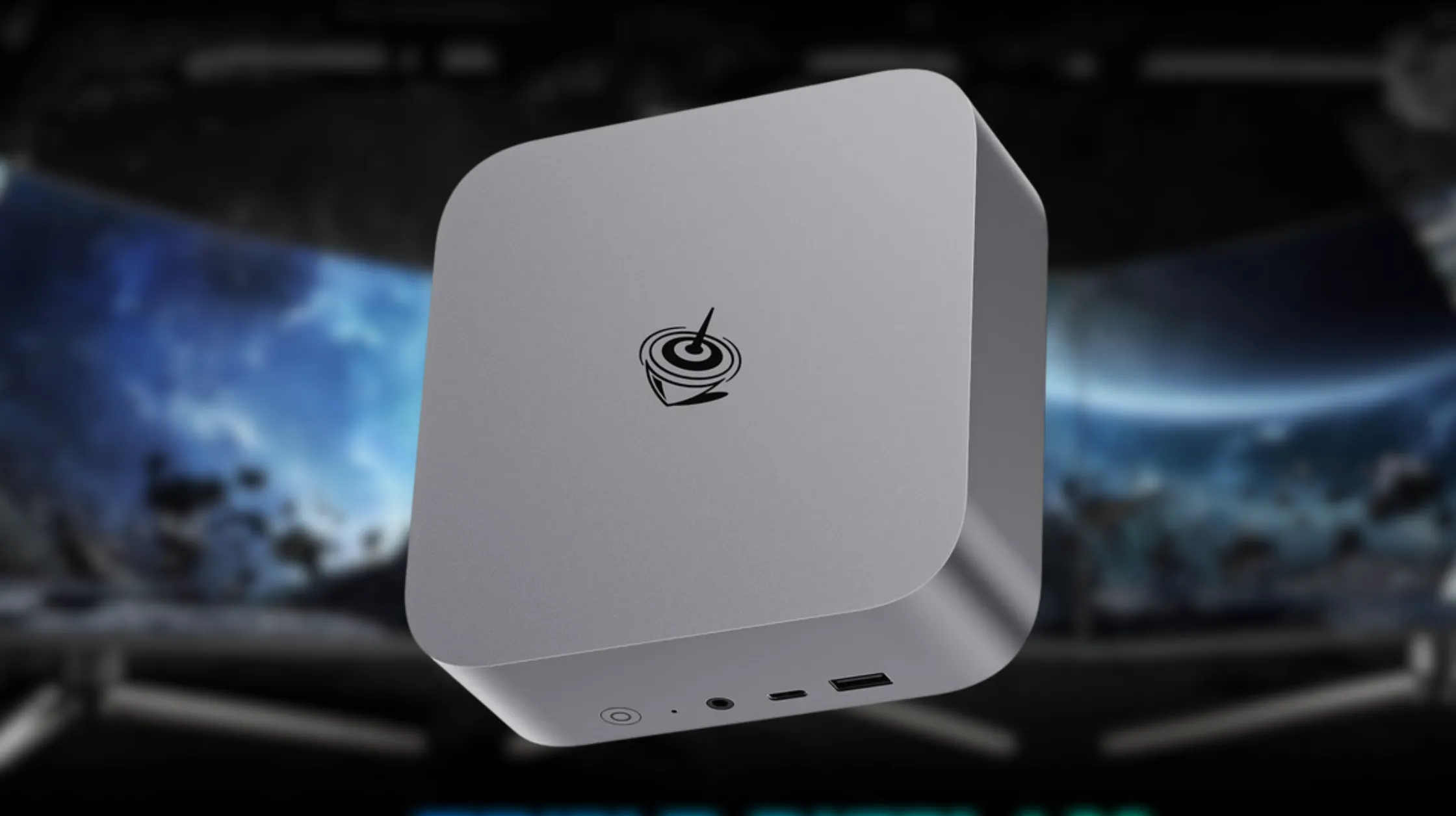 Beelink SEi14 Mini PC hiển thị các cổng kết nối phía sau và bên cạnh
