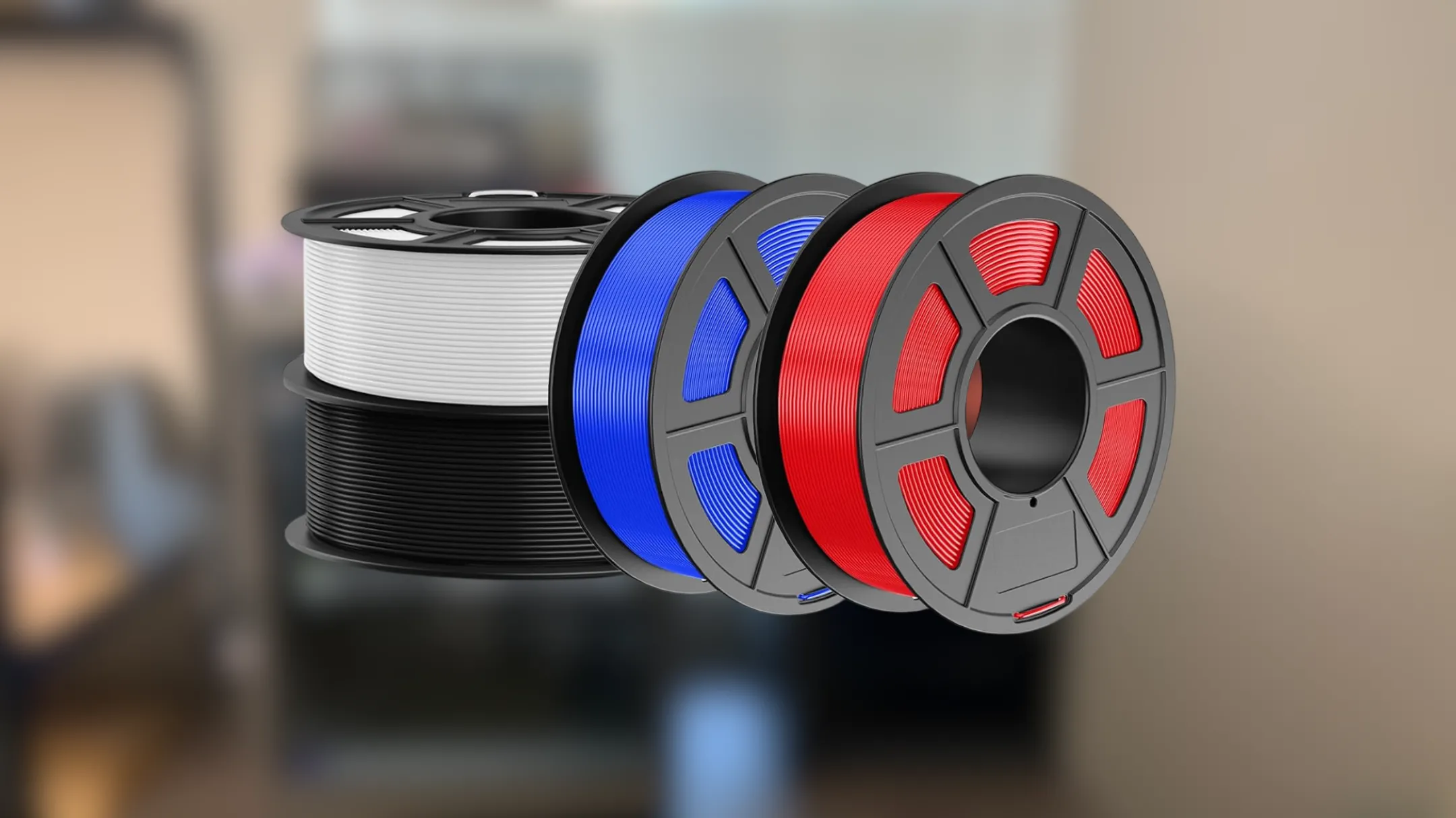 Bộ 4 cuộn JAYO PLA Filament tốc độ cao 1.75mm tổng 4.4kg