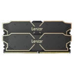 Bộ kit RAM Lexar THOR OC DDR5 32GB (2x16GB) màu đen vàng sang trọng
