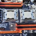 Bo mạch chủ máy chủ Xeon, minh họa linh kiện điện tử quan trọng được miễn thuế nhập khẩu