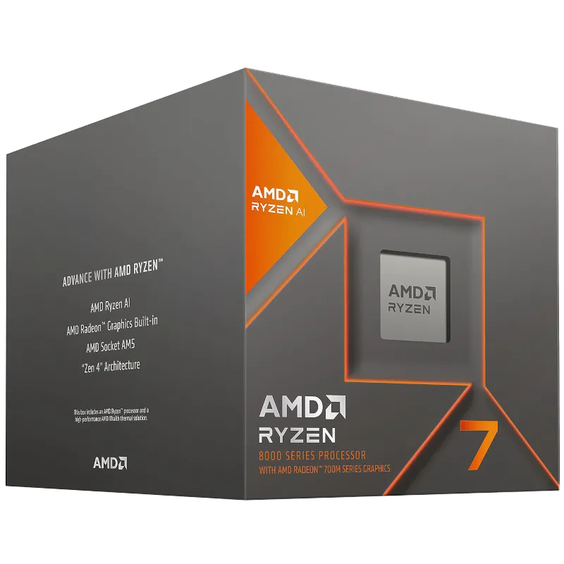 Bộ xử lý AMD Ryzen 7 8700G, APU mạnh mẽ cho PC gaming 1080p và 1440p.