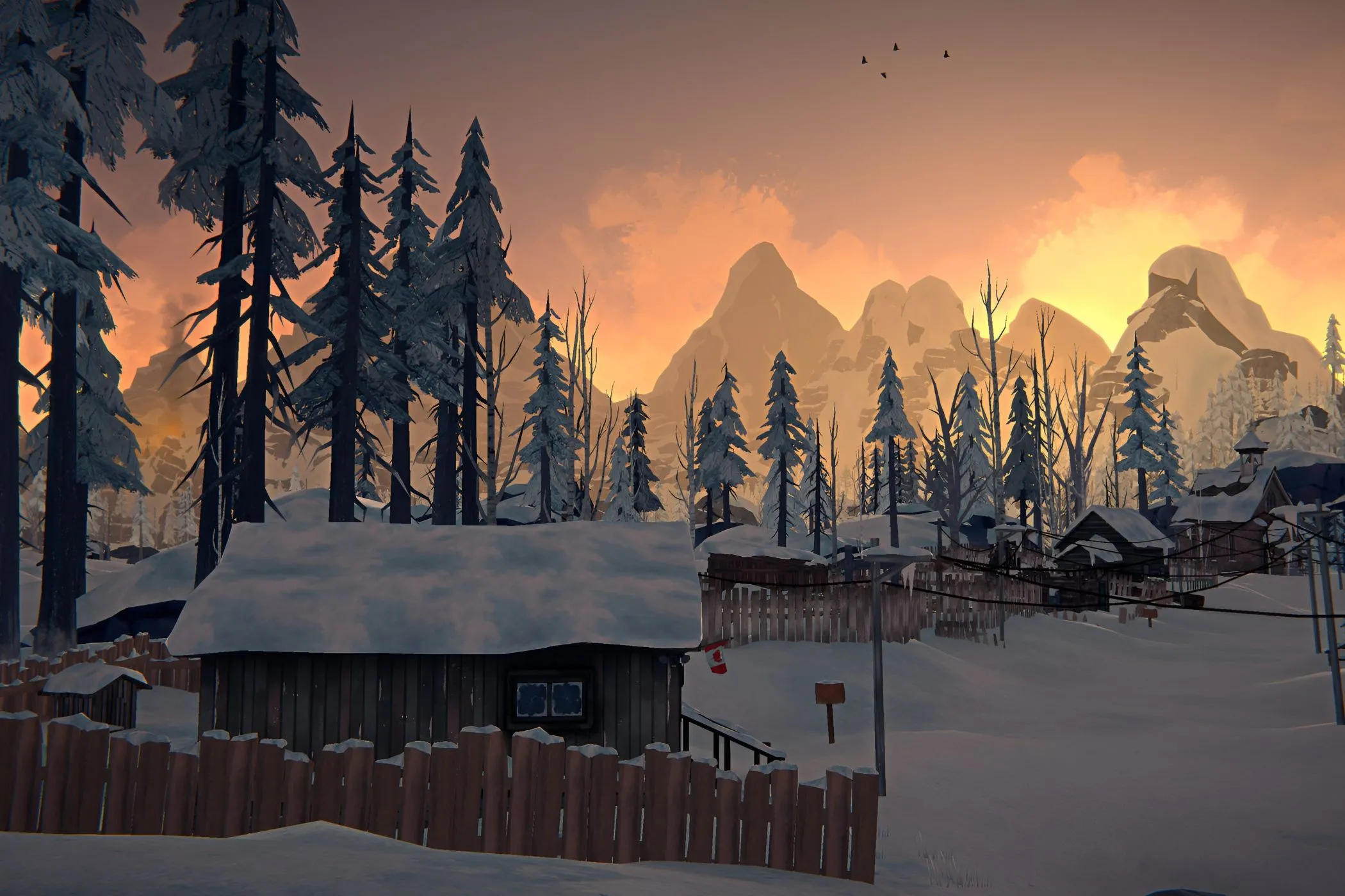 Bối cảnh mùa đông Canada trong game The Long Dark