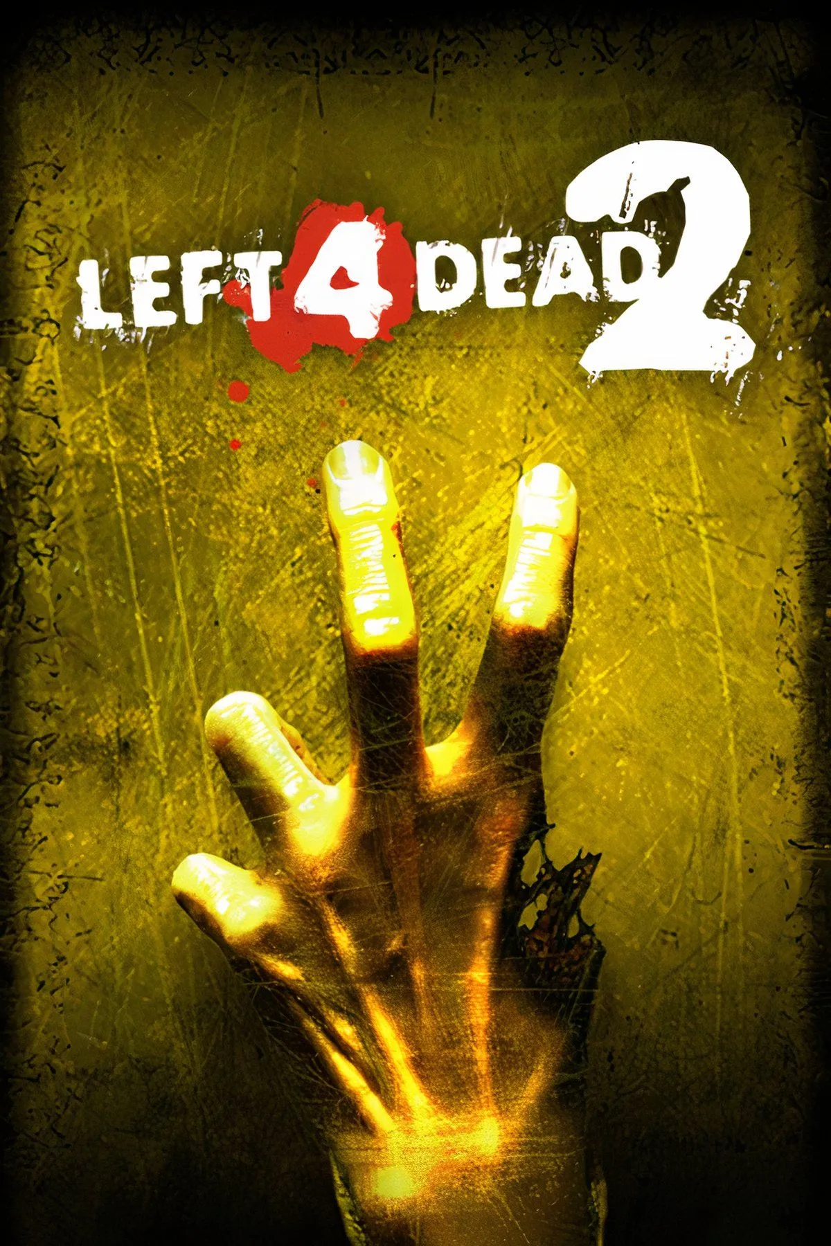 Bốn nhân vật trong Left 4 Dead 2 đang chạy qua một con hẻm tối đầy zombie.