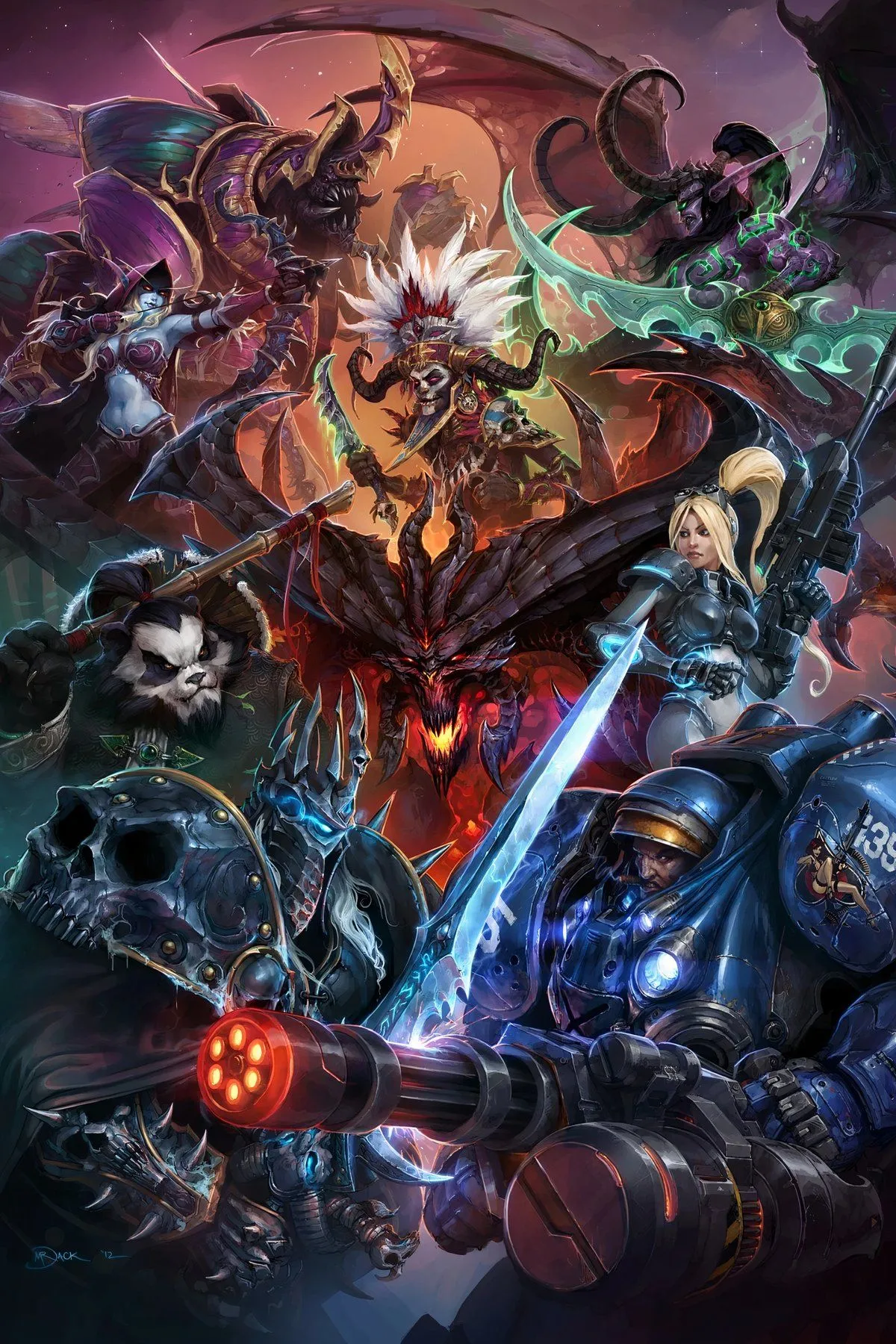 Các anh hùng đa dạng từ vũ trụ Blizzard trong Heroes of the Storm