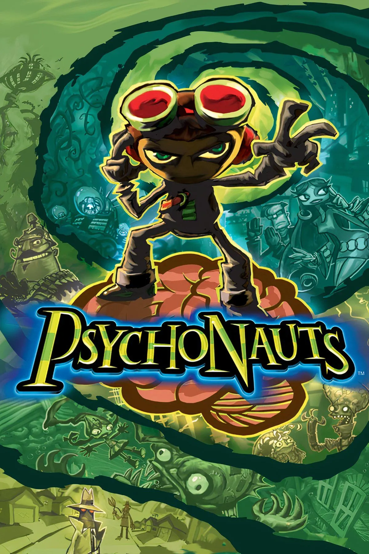 Các nhân vật độc đáo và thế giới tâm trí kỳ quái trong tựa game Psychonauts trên Xbox