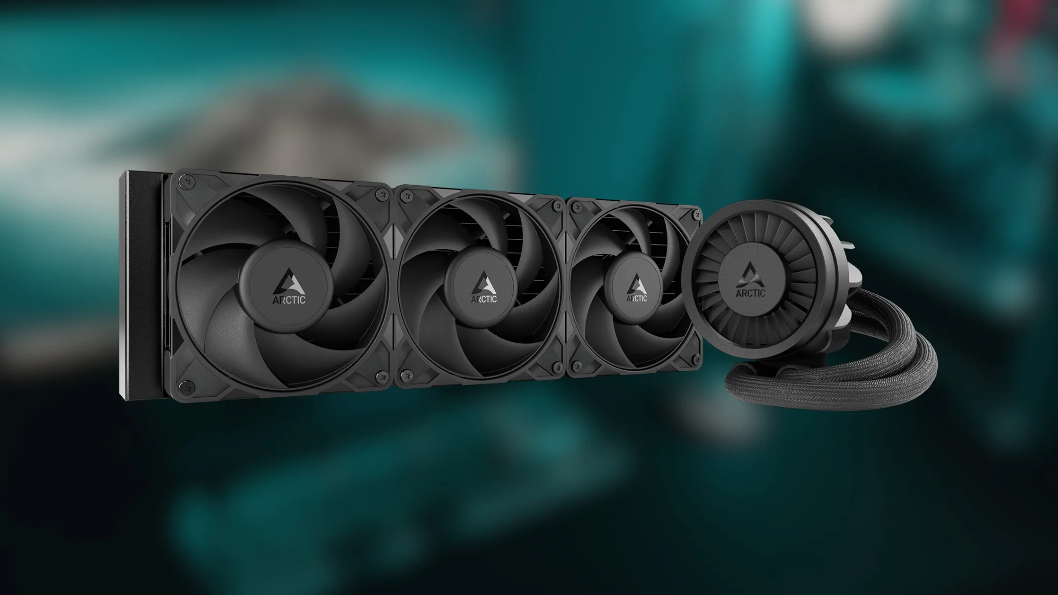Cận cảnh tản nhiệt Arctic Liquid Freezer III Pro 360 với quạt P12 Pro và radiator 38mm