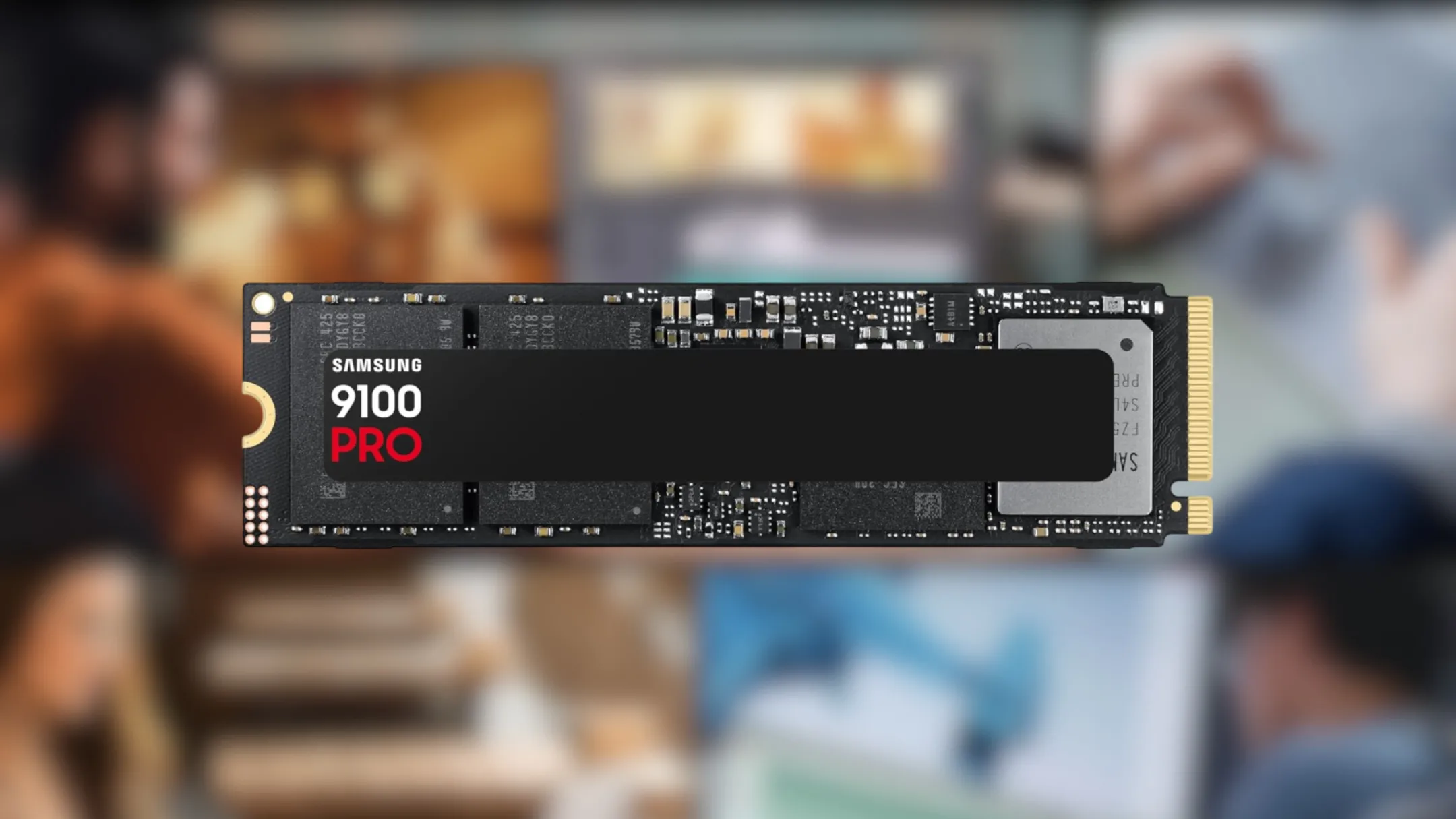 Cận cảnh thành phần chính của ổ cứng SSD Samsung 9100 Pro