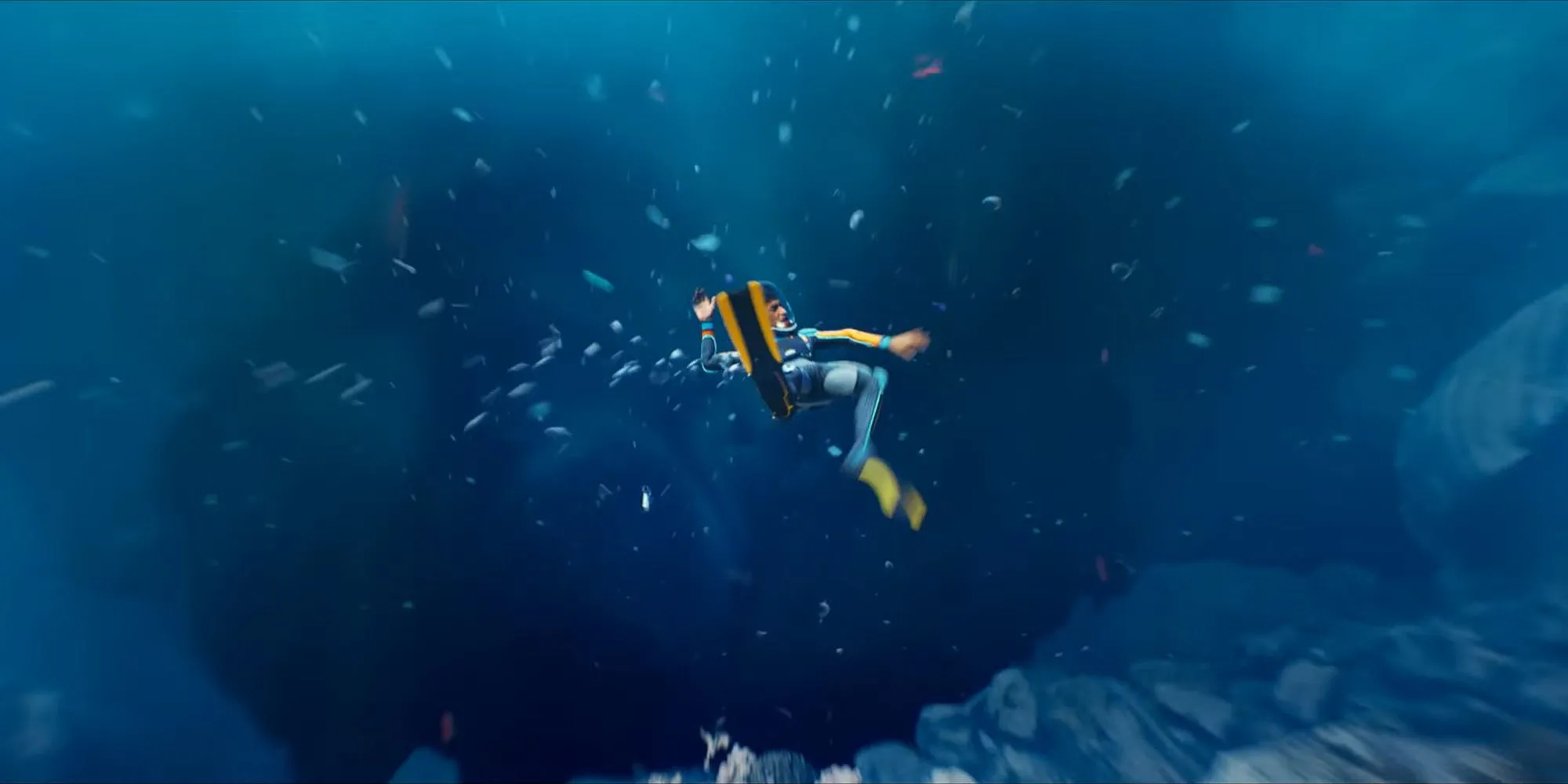 Cảnh môi trường xoáy độc đáo dưới đáy đại dương trong thế giới mới của Subnautica 2.