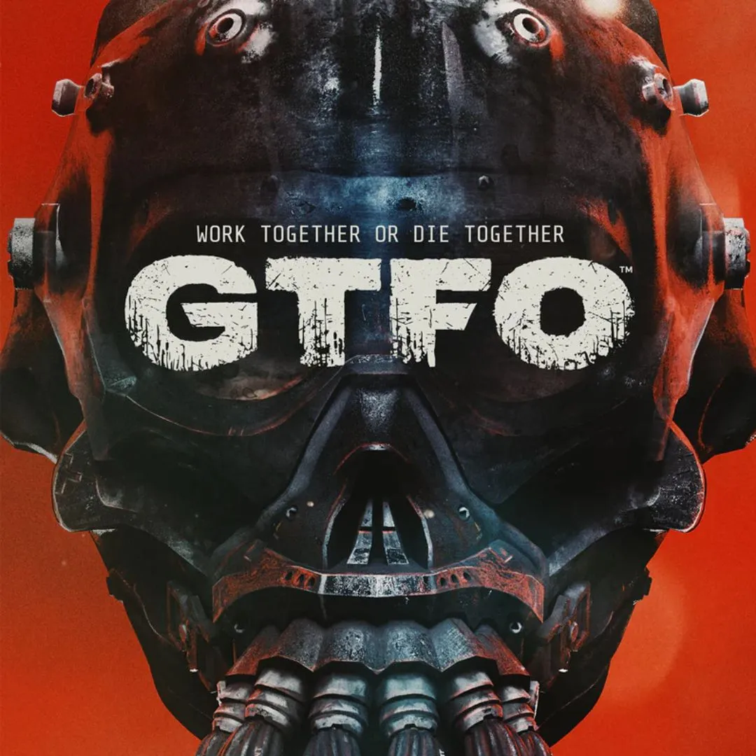 Cảnh trong game GTFO với các nhân vật đang đối mặt với quái vật trong môi trường tối tăm, căng thẳng.