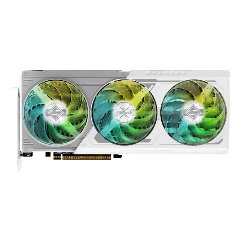 Card đồ họa ASRock Radeon RX 9070 XT Steel Legend với thiết kế tản nhiệt lớn