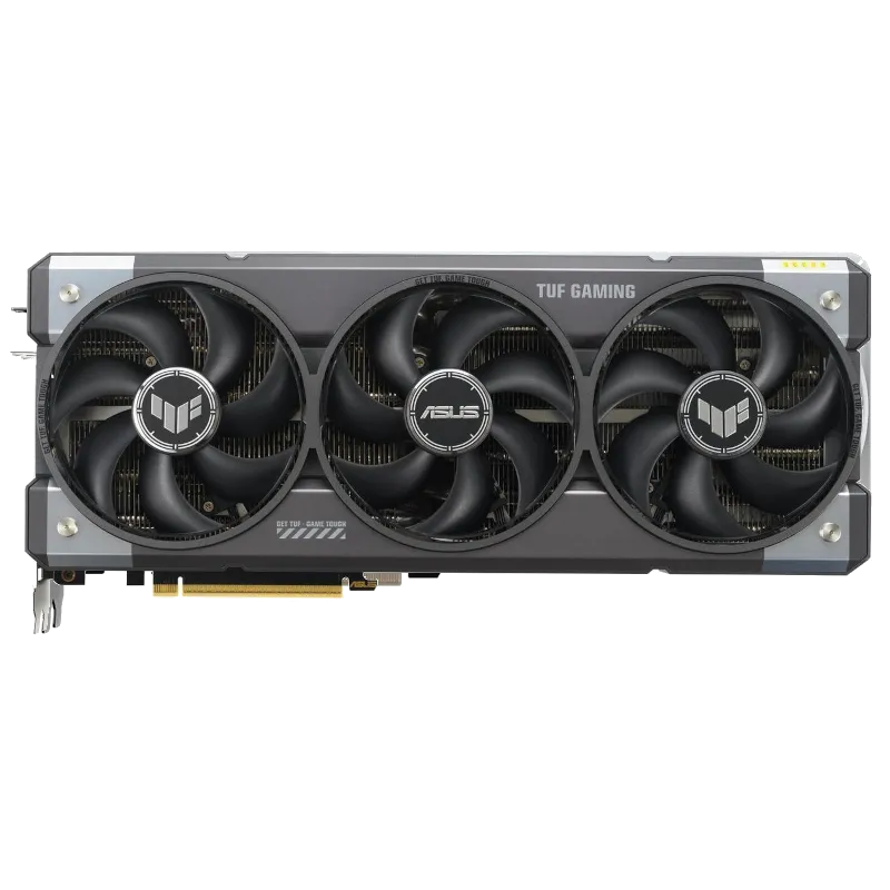 Card đồ họa Asus TUF Gaming GeForce RTX 5070 Ti OC Edition, một lựa chọn cân bằng cho hiệu năng chơi game 1440p và 4K.