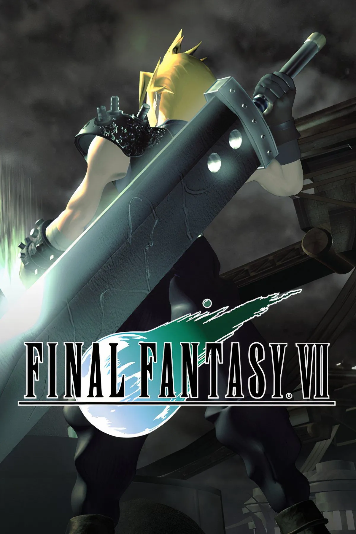 Cloud Strife và Tifa Lockhart trong một cảnh cắt cảnh của Final Fantasy VII