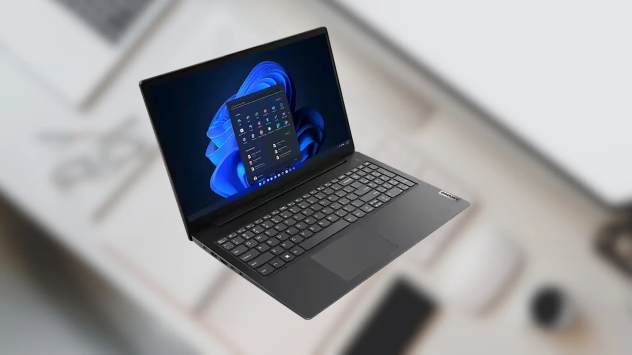 Cổng kết nối và thiết kế của Lenovo V15