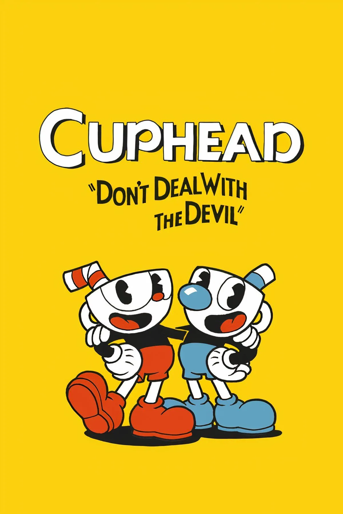 Cuphead: Cuphead và Mugman đối mặt với trùm King Dice trong phong cách hoạt hình thập niên 1930.