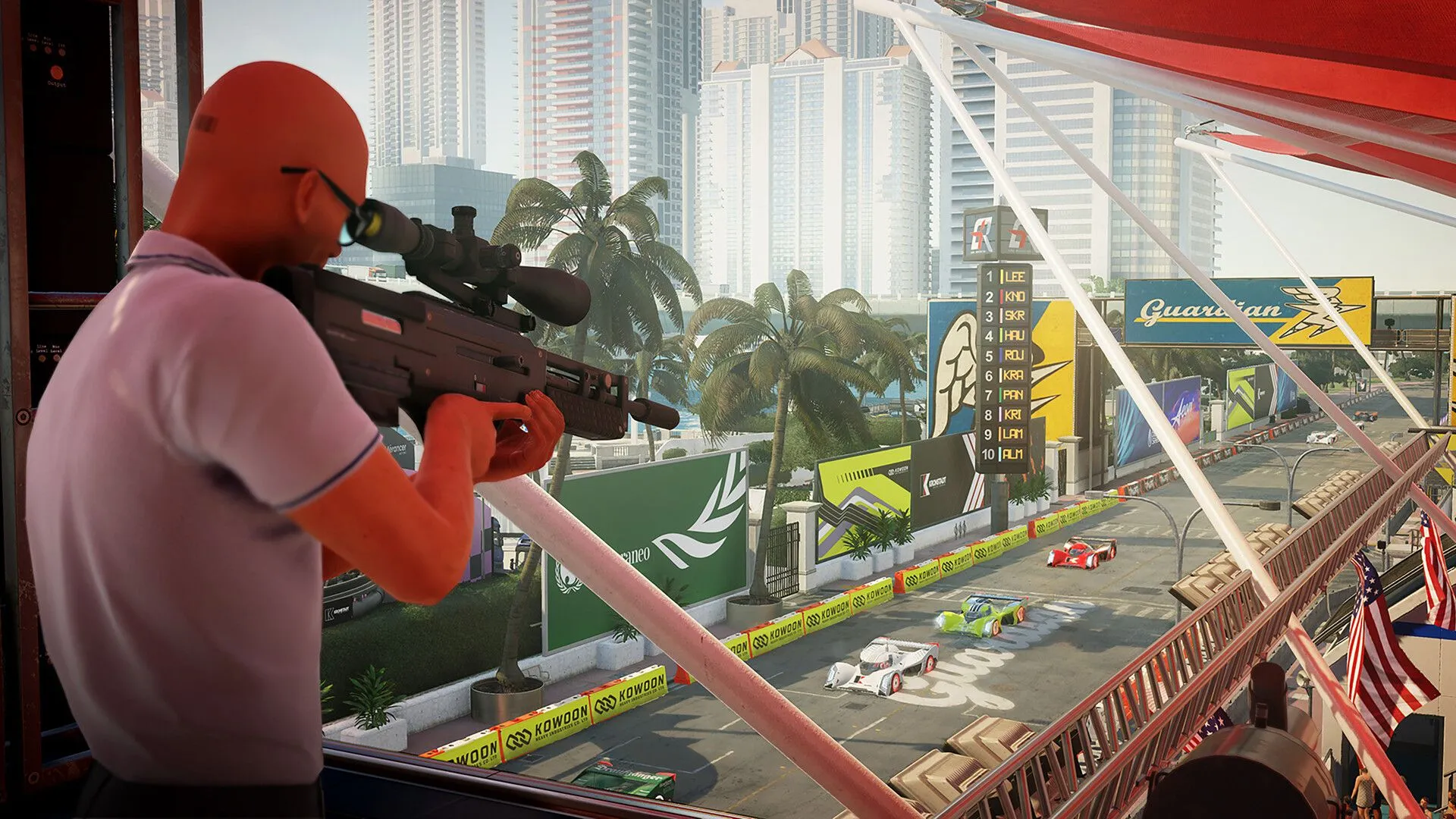 Đặc vụ 47 trong game Hitman World of Assassination, một trong những tựa game AAA kinh điển trên Steam