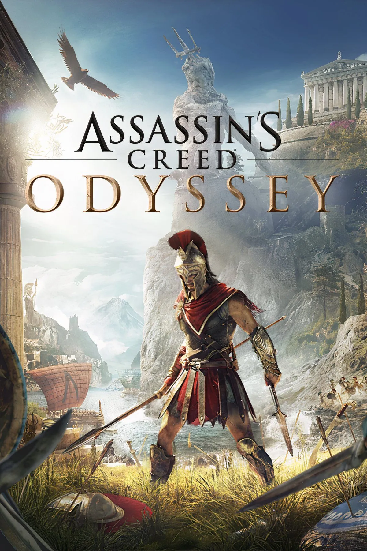 Đền thờ và cảnh quan biển Hy Lạp cổ đại tráng lệ trong Assassin's Creed Odyssey