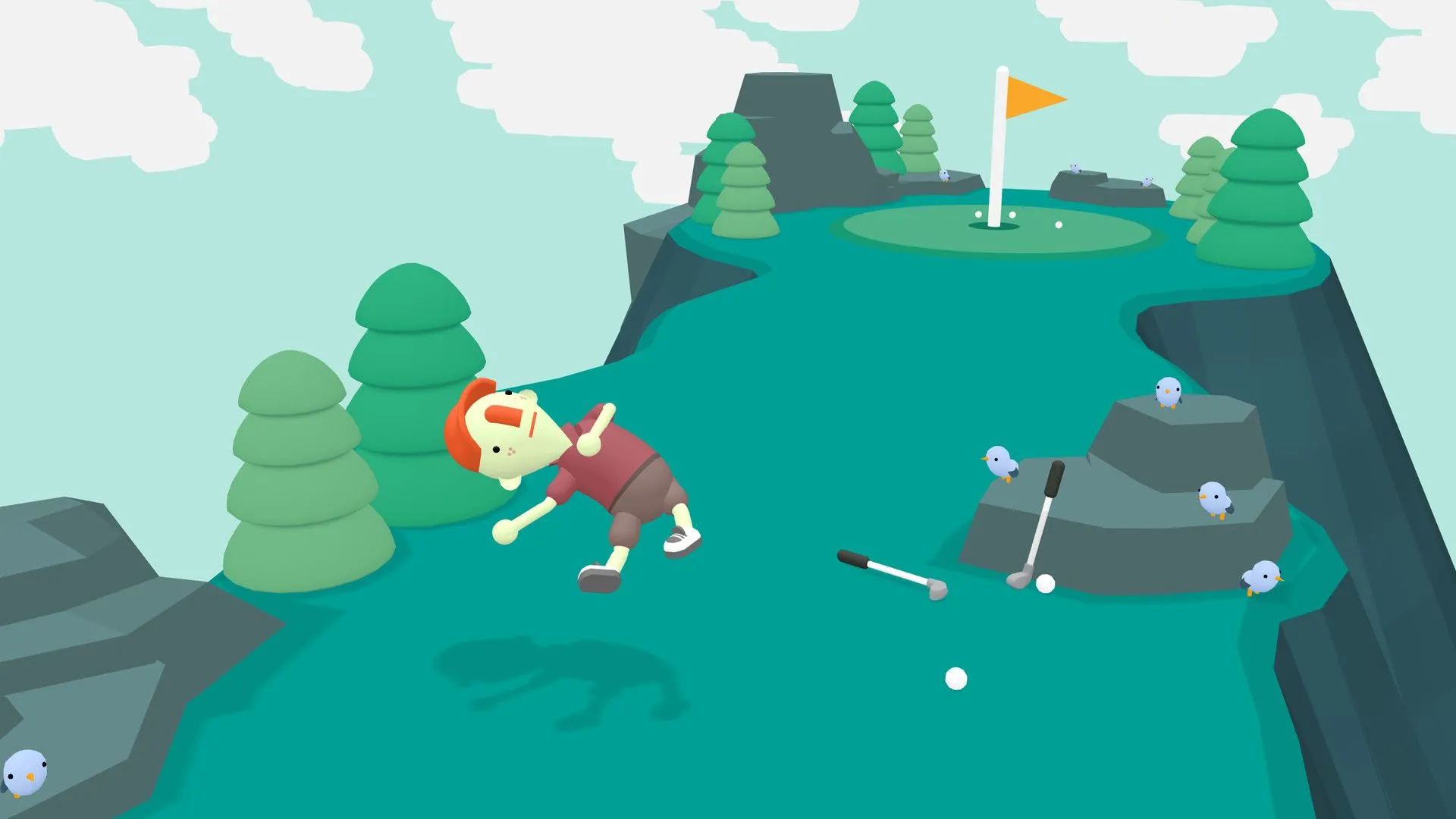 Gameplay độc đáo với những pha golf bất ngờ trong What the Golf?