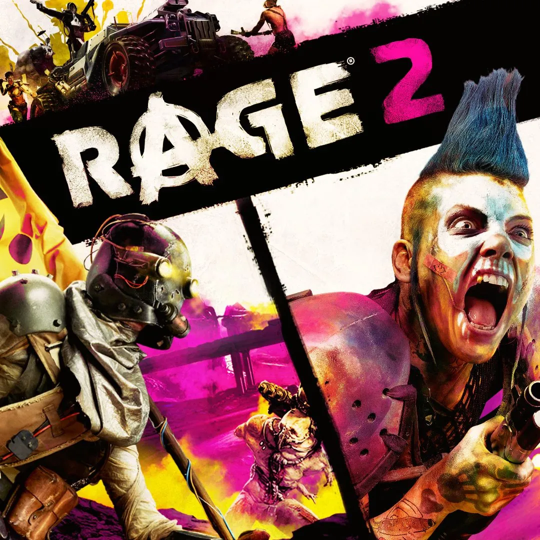 Giao diện chiến đấu ấn tượng và đồ họa sống động trong game Rage 2.