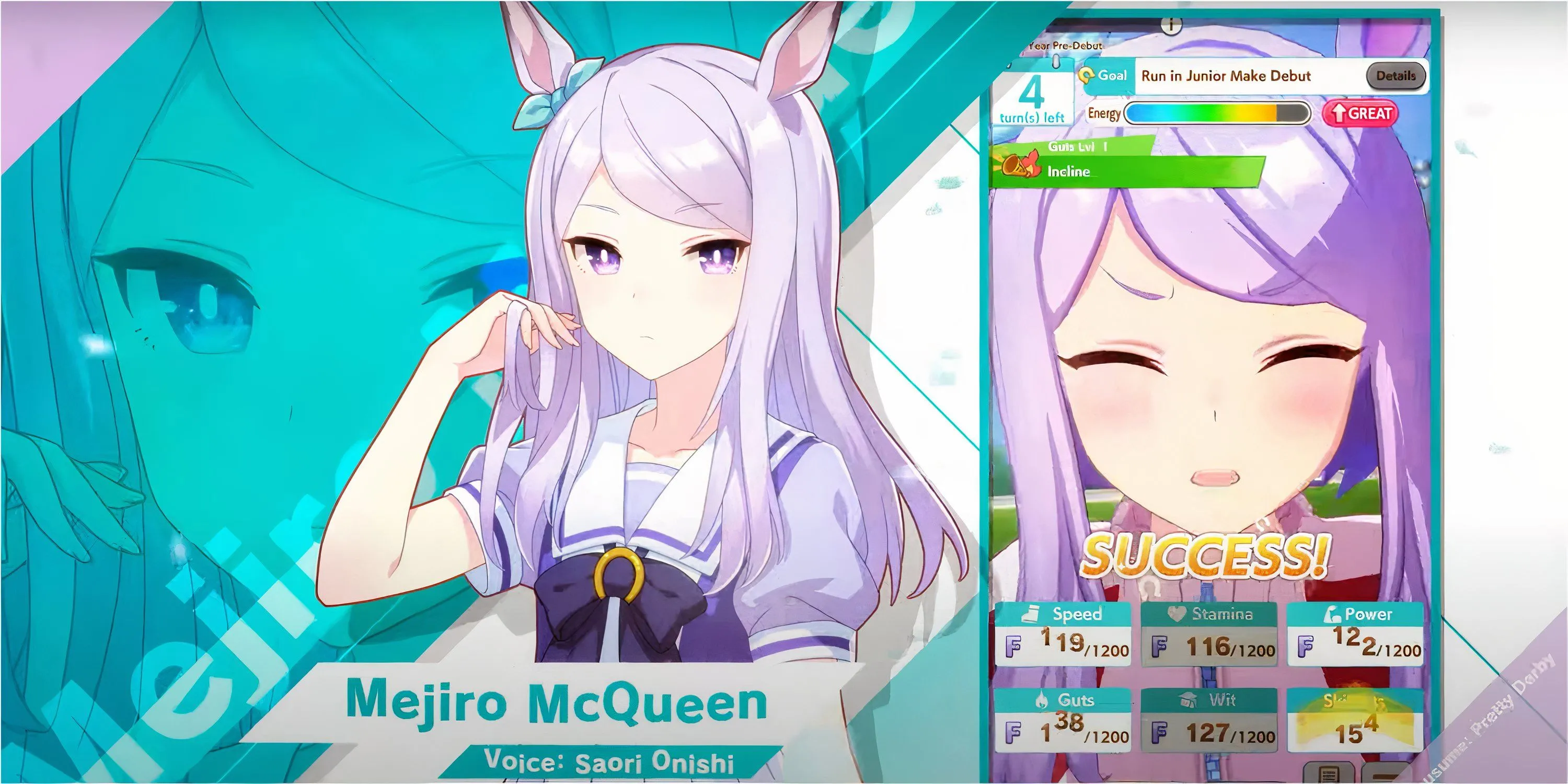 Giao diện chính và các nhân vật đa dạng trong game Umamusume: Pretty Derby, cho thấy sự lựa chọn phong phú.