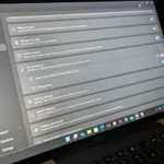 Giao diện công cụ di chuyển dữ liệu Windows trên máy tính xách tay chạy Windows 11