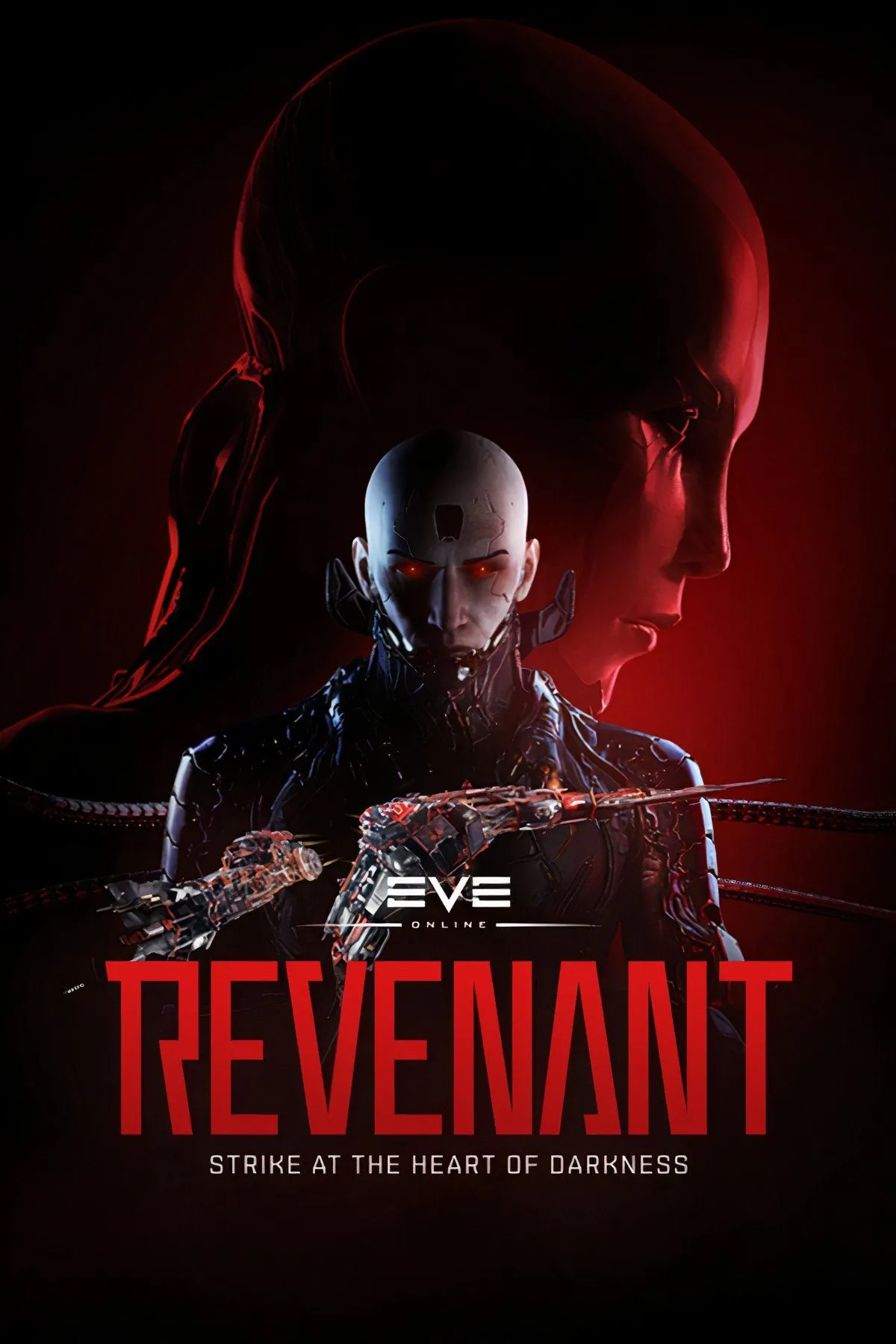 Giao diện EVE Online với tàu vũ trụ và các yếu tố UI phức tạp, minh họa tính chất mô phỏng quản lý và chiến lược của MMORPG không gian này.