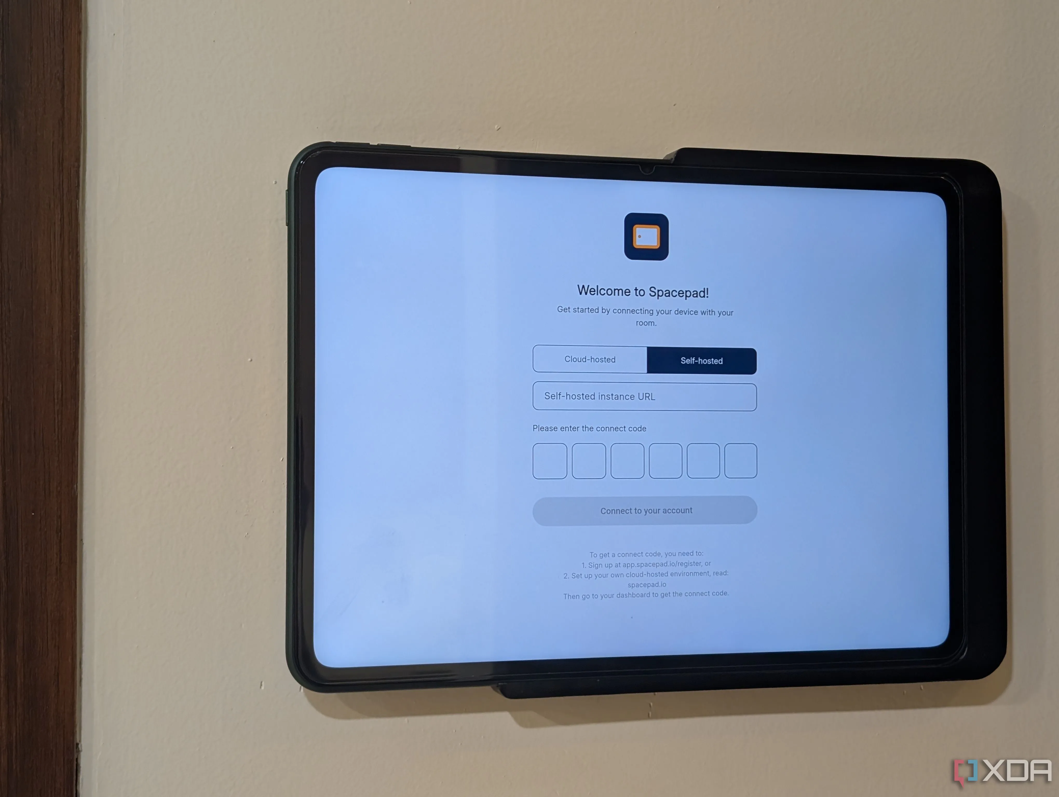 Giao diện Spacepad trên máy tính bảng cũ