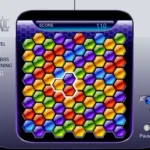 Giao diện trò chơi giải đố Hexic HD cấp độ 1 trên Xbox 360