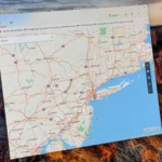 Giao diện ứng dụng Windows Maps trên Windows 11 cho thấy bản đồ và các tính năng điều hướng