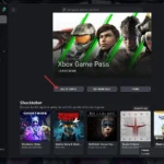Giao diện ứng dụng Xbox trên PC hiển thị tùy chọn 'Tất cả trò chơi PC' trong Xbox Game Pass