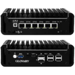 Glovary N100 6L mini PC với 6 cổng mạng 2.5GbE, lý tưởng cho firewall OPNsense