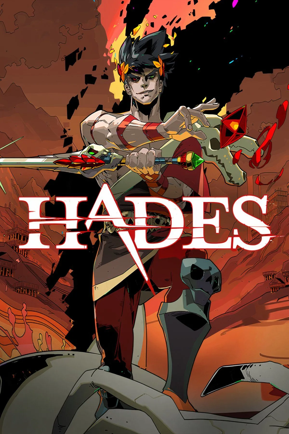 Hades: Zagreus đối đầu với kẻ thù trong phong cách combat nhanh của game roguelite Hades.