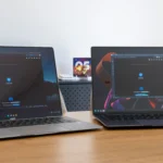 Hai laptop chạy Pairdrop cạnh nhau