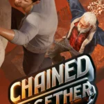 Hai nhân vật bị xích vào nhau trong game Chained Together đang cố gắng vượt qua chướng ngại vật.