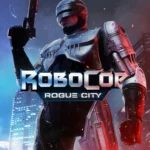 Hình ảnh biểu tượng game RoboCop: Rogue City với thông tin về thể loại FPS và sci-fi.