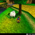 Hình ảnh game Banjo-Kazooie trên hệ máy Nintendo 64, hiển thị qua dịch vụ Nintendo Switch Online