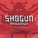 Hình ảnh gameplay của Shogun Showdown, mô tả giao diện chiến đấu theo lượt với các ô tấn công và kẻ địch