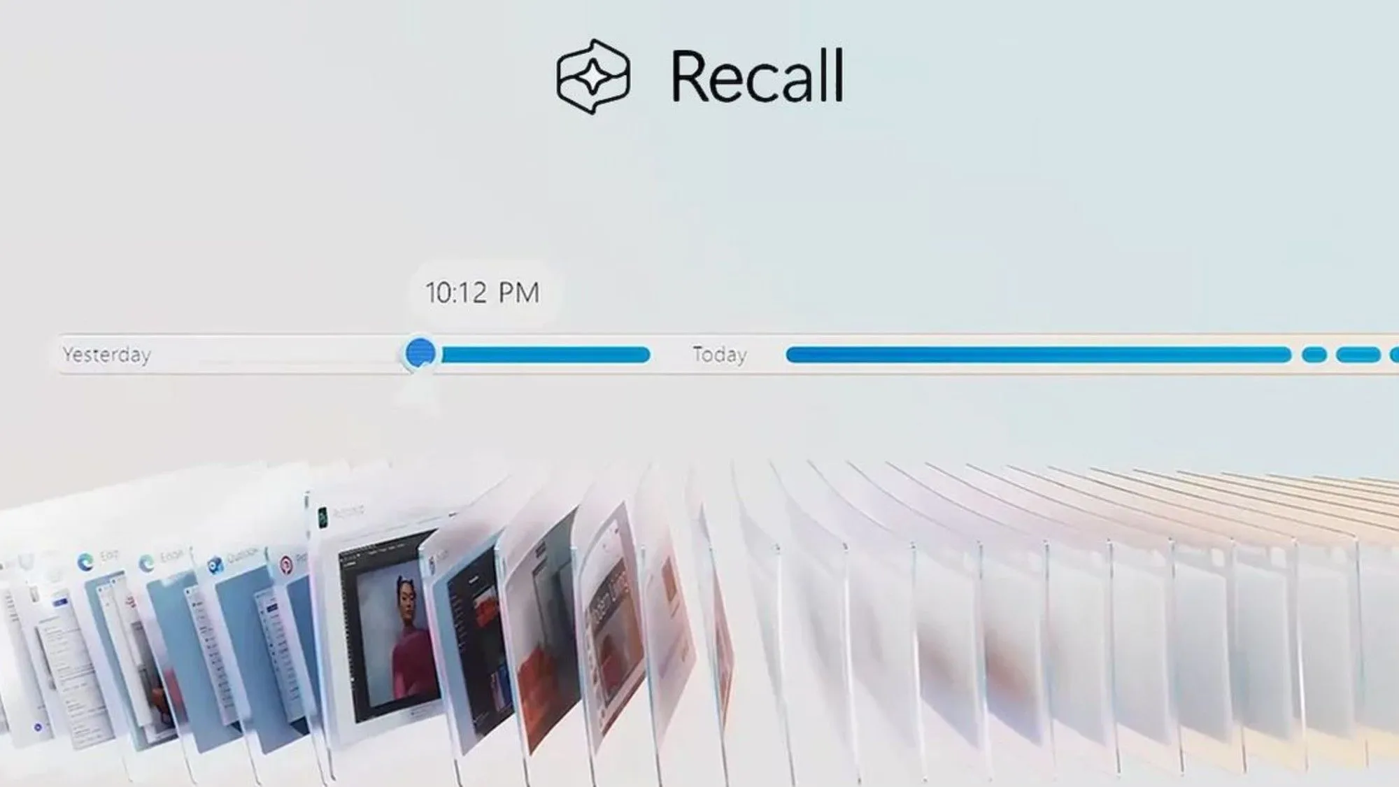 Hình ảnh minh họa tính năng Windows Recall của Microsoft