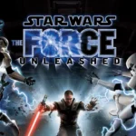 Hình ảnh quảng bá game Star Wars: The Force Unleashed trên Nintendo Wii, thể hiện khả năng điều khiển Thần Lực bằng cử động.