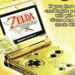 Hình ảnh quảng cáo cuộc thi giành Game Boy Advance SP Vàng 24K