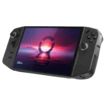Hình ảnh render của máy chơi game cầm tay Lenovo Legion Go với màn hình rộng và tay cầm có thể tháo rời